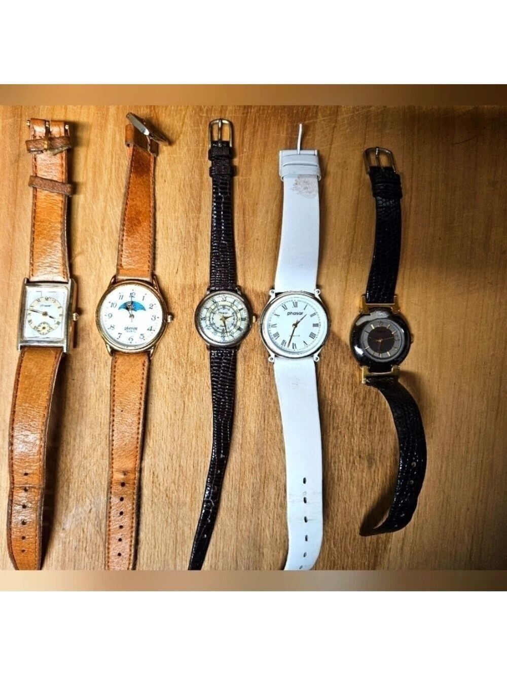Lot 6 -- 5 Vintage Wrist Watches for Parts